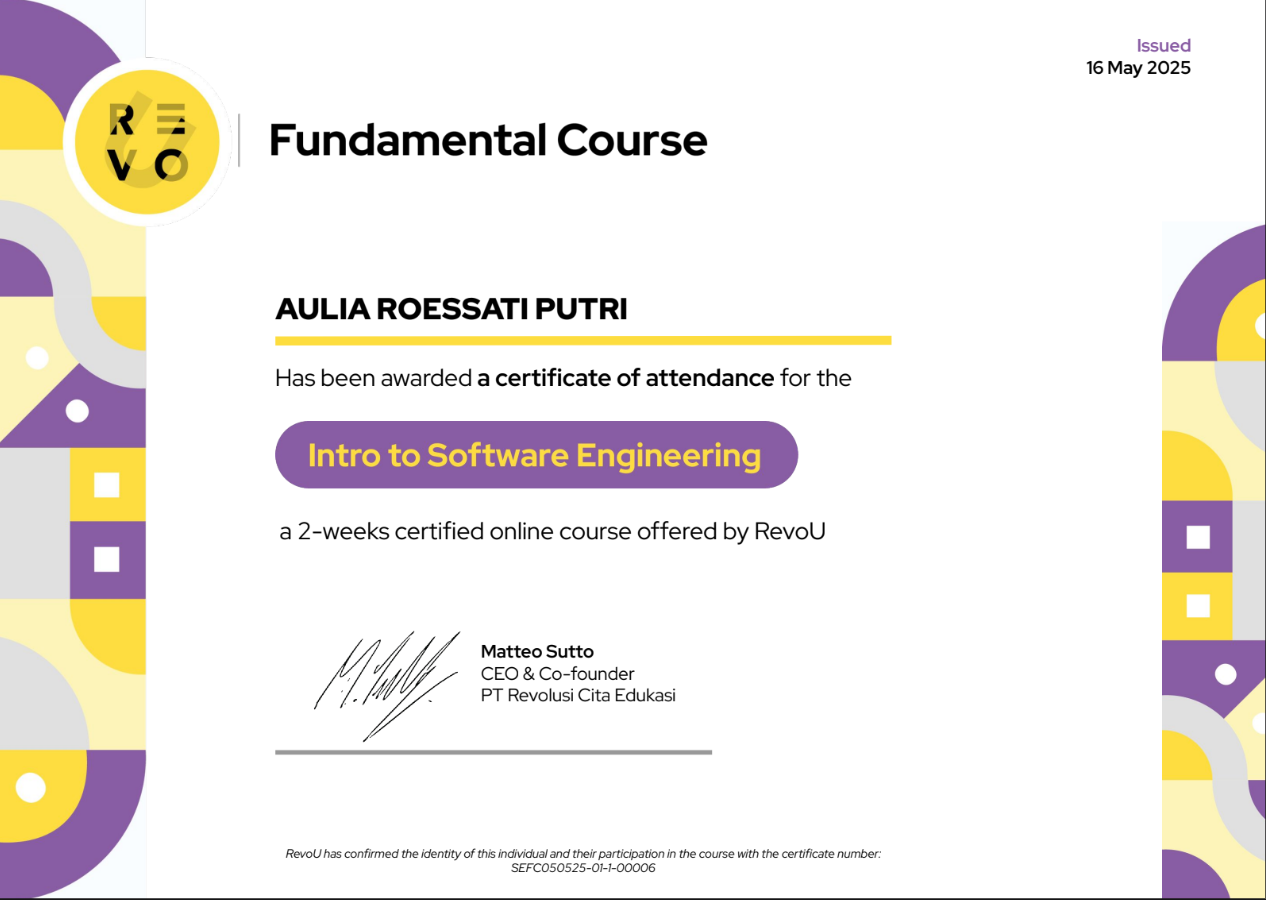 Intro Software Engineering